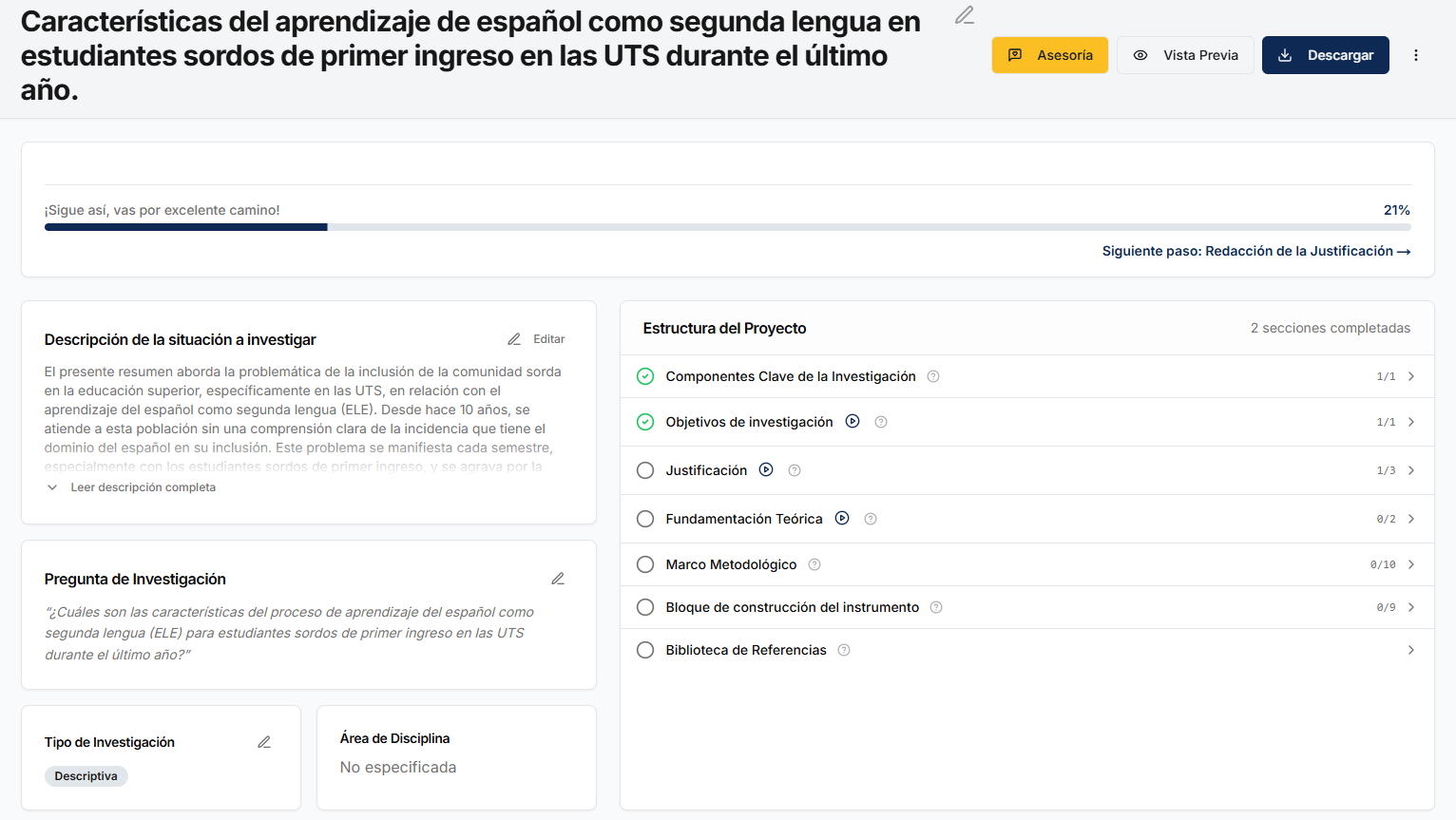 5. Tu Capítulo I, listo